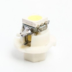 Led bulb 1 smd 5050 socket T5 B8.4D, white color, for dashboard and center console